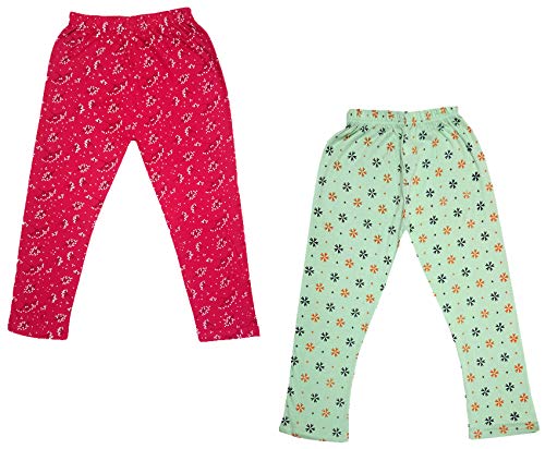 Image of indi weaves Girls Super Soft Cotton Solid Capri Pants Pack of 2