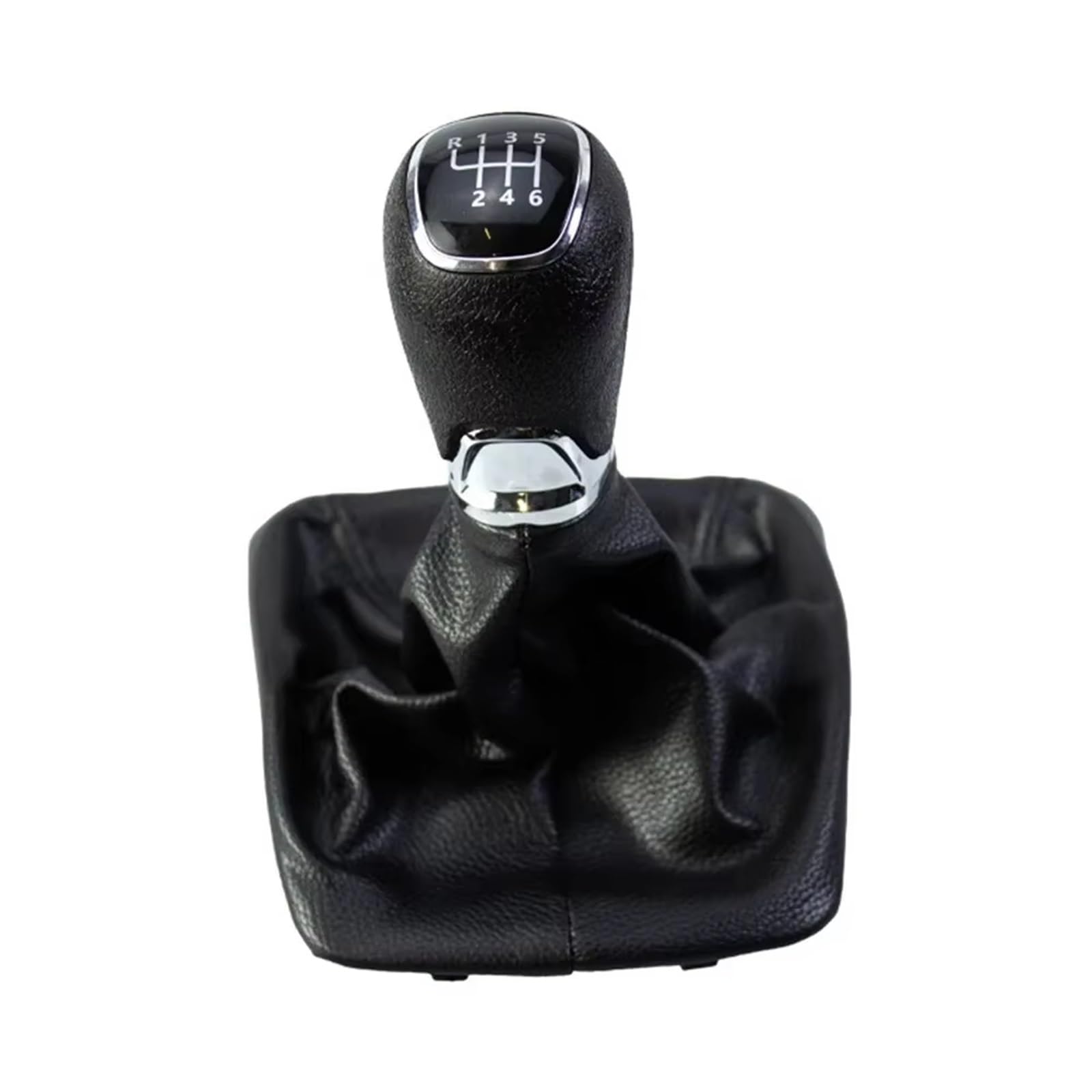 EFDDTBHE Compatible with Skoda for Octavia 2 A5 A6 2004 2005 2006 2007 2008 2009 2010 2011 2012 Gear Shift Knob 5 Speed 6 Speed Manual Gaiter Boot Interior Styling Shifter Handle(6 Speed)