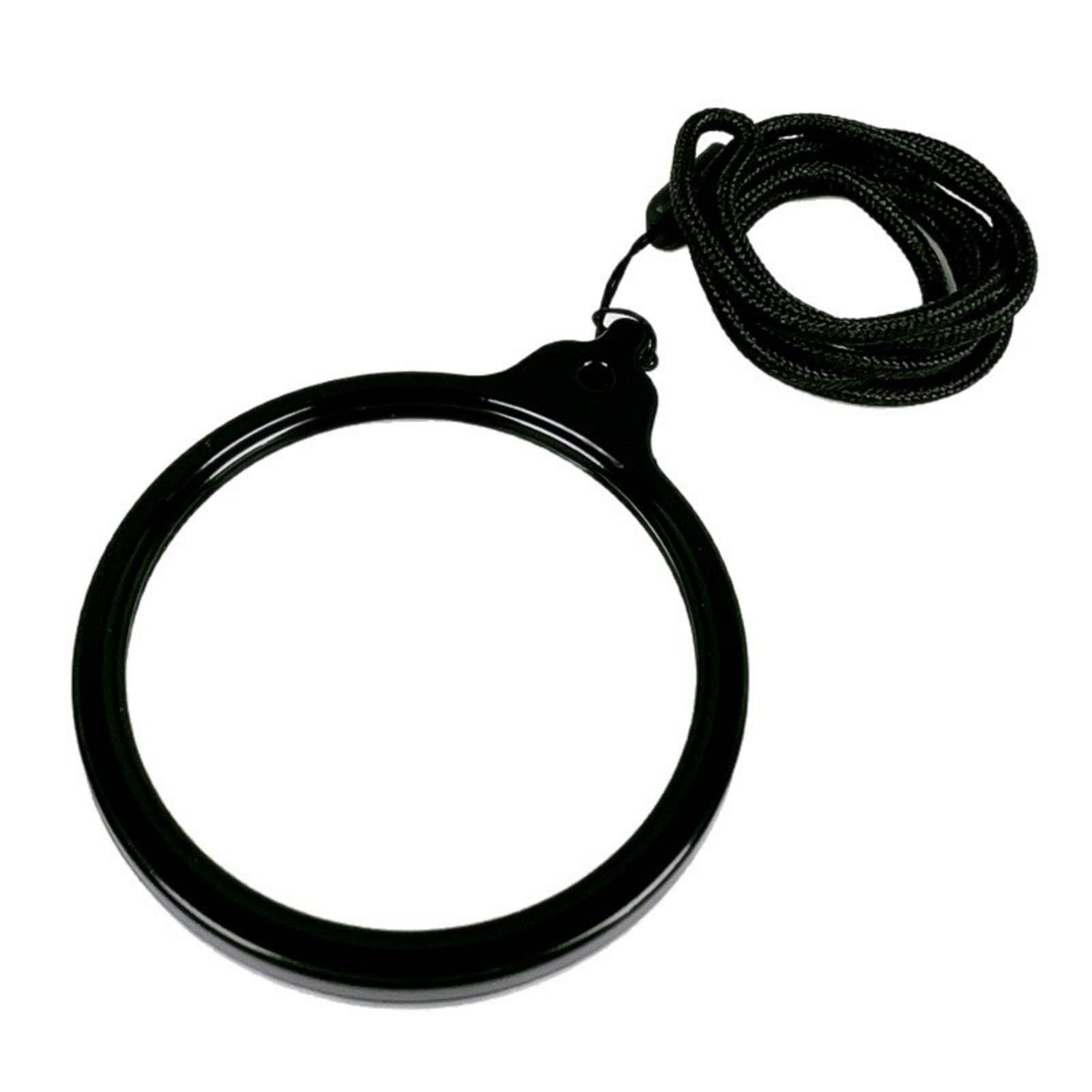 Portable 10X Hanging Magnifier with Ergonomic Design Ideal for Reading Hobbies Inspection Detailed Observation Tasks Reading Enlarger for Elderly