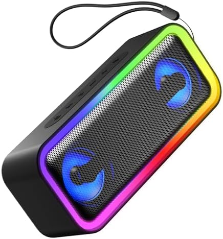 Enceinte Bluetooth Portable, Enceintes Puissante Bluetooth 5.4 Sa...