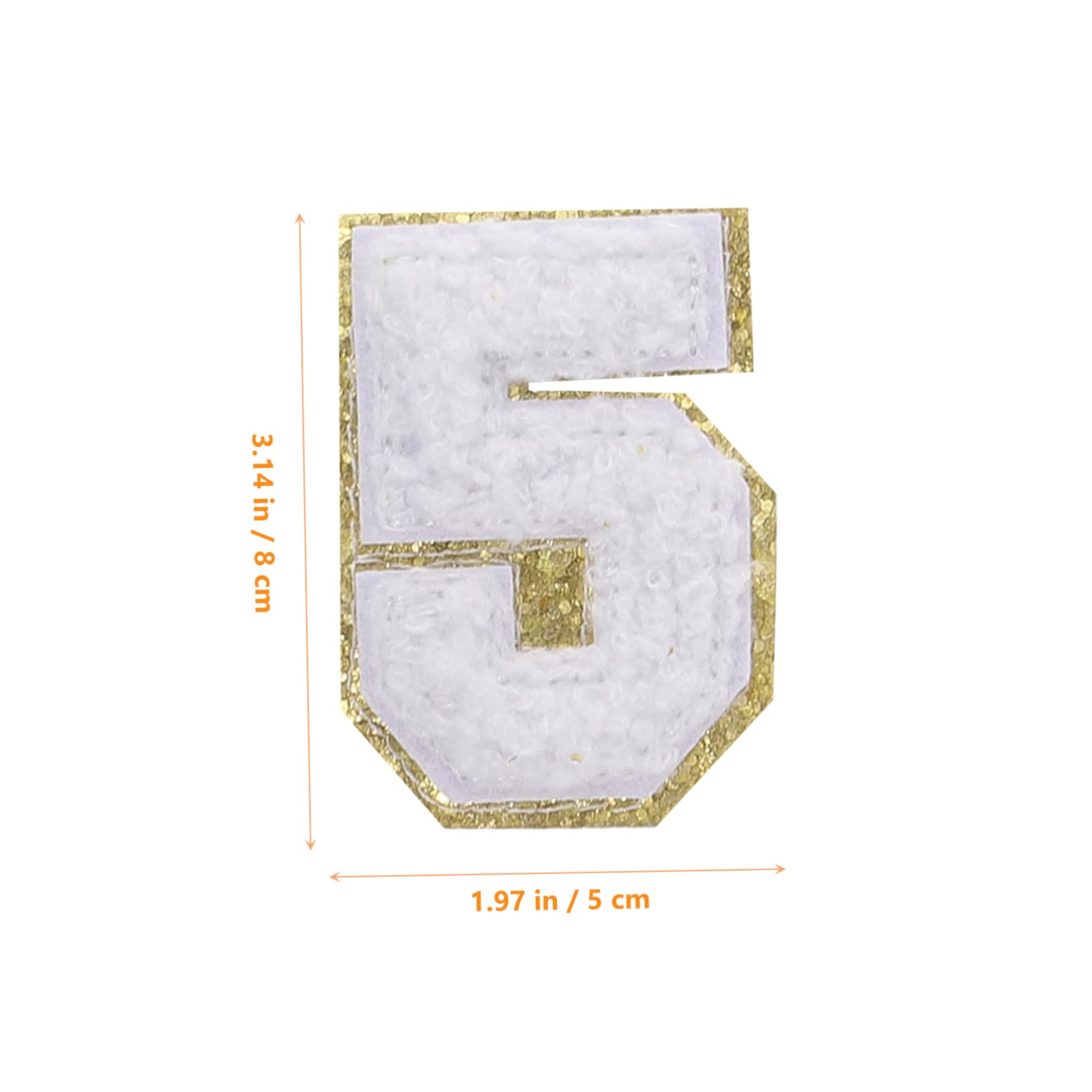 Operitacx 100pièces Patches Numérotés Brodés Pour Réparation De Vêtements Accessoires Décoratifs Pour Personnaliser Tenues