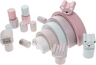 Toyvian 1 Conjunto De Brinquedos Equilíbrio Empilhamento Brinquedo Crianças Brinquedo Educacional Precoce Crianças Empilhamento Brinquedo Festa Brinquedo Arco-Íris Empilhamento Brinquedo