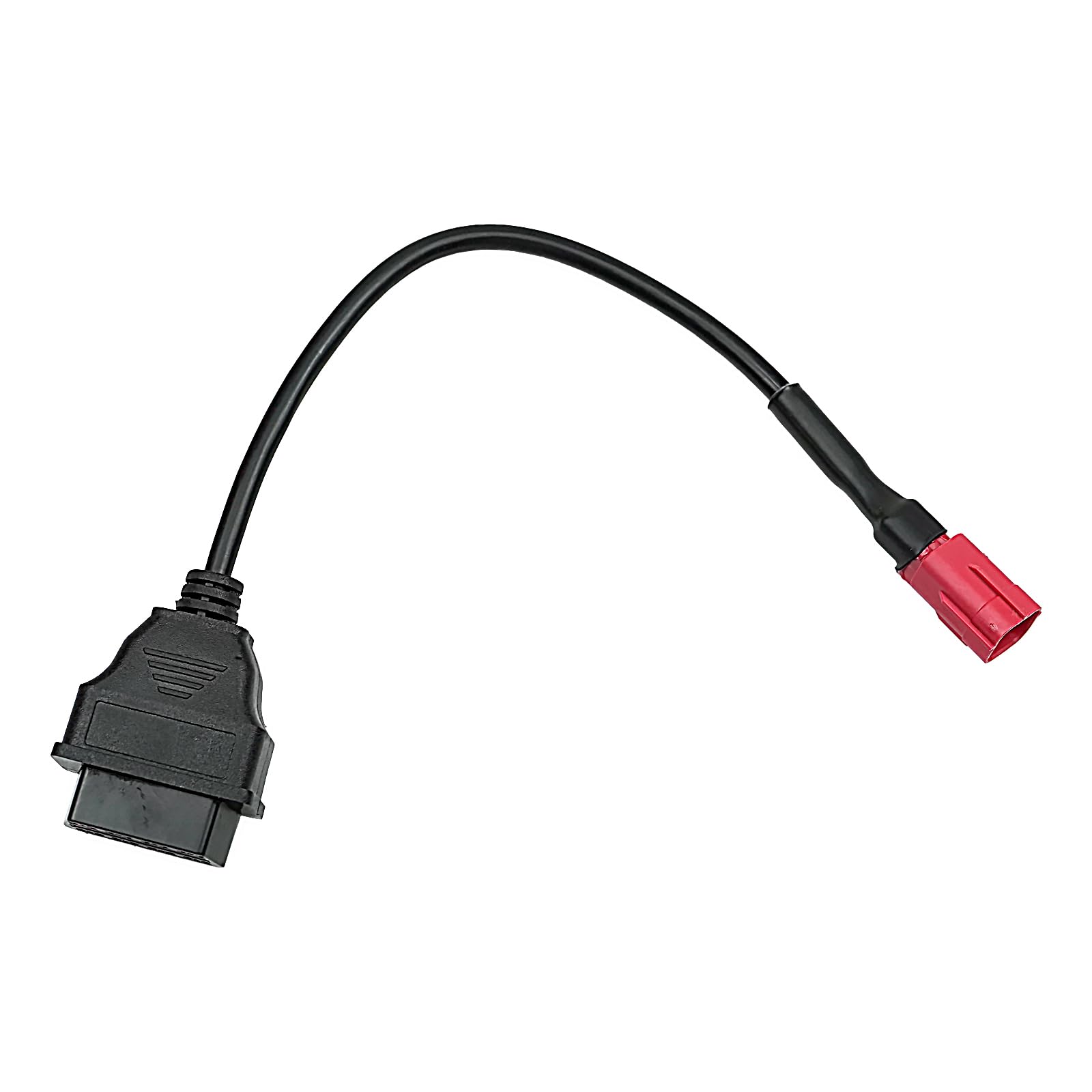 6 Pin OBD2 Adapter Plug Cable Replacement Compatible with Moto Guzzi Piaggio Vespa Milan Yamaha Harley Davidson Motorcycle Diagnostic 6-Pin Wiring Adapter Cable