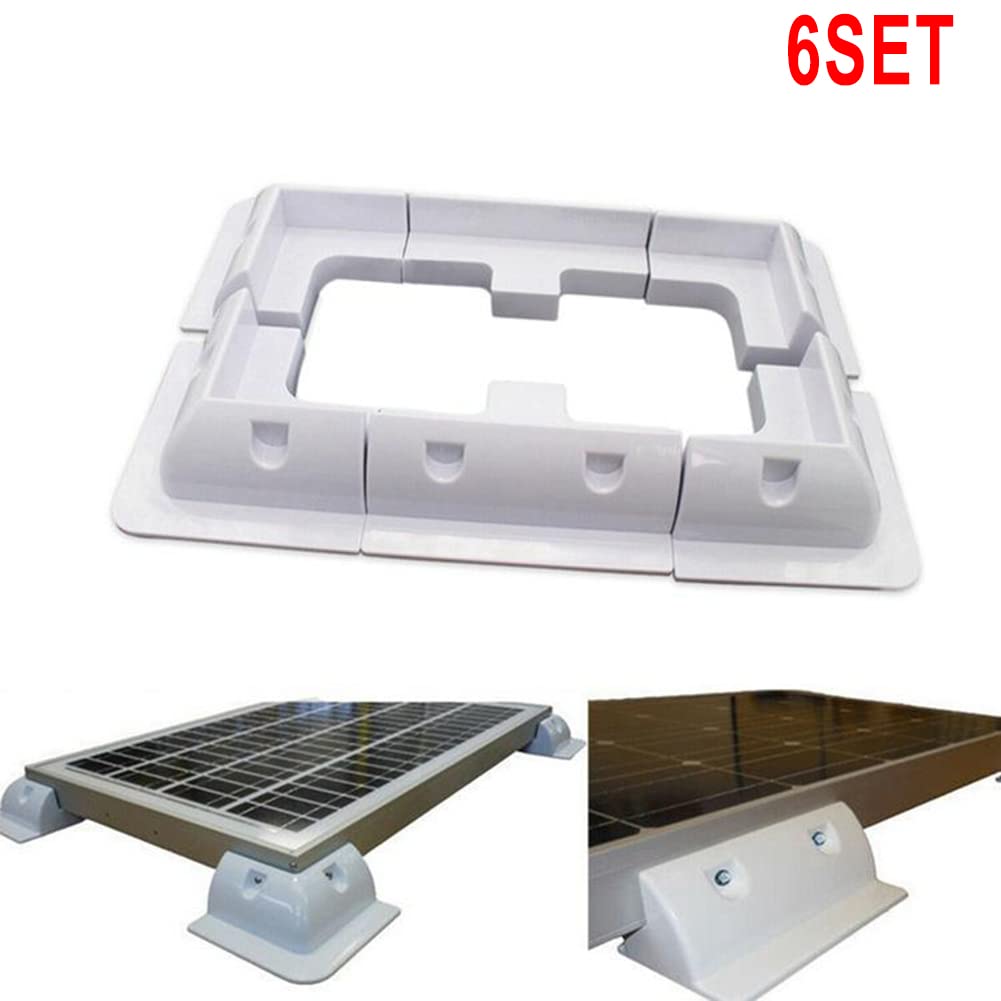 SPORTARC Staffa di montaggio per pannello solare, set di staffe di montaggio per pannello solare, set di staffe di montaggio e kit regolabili per camper, barche, camper
