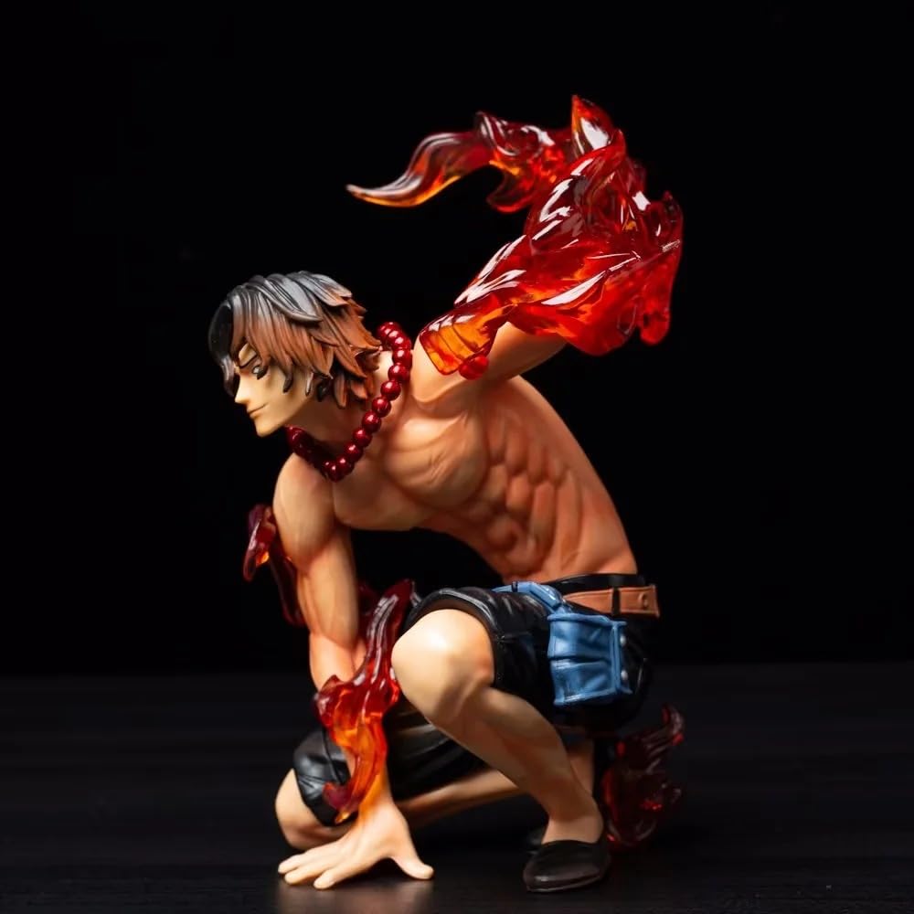 Amazon.co.jp: ワンピース頂上戦争燃える火拳エース16センチアニメ彫刻
