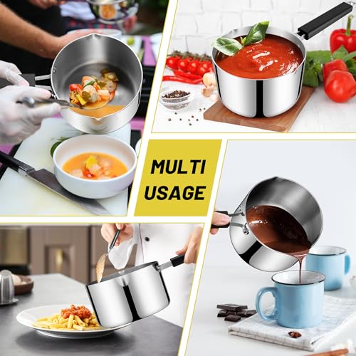 Olla de acero inoxidable de tres capas Joyfair de 2,5 L para cocina de gas y vitrocerámica 7