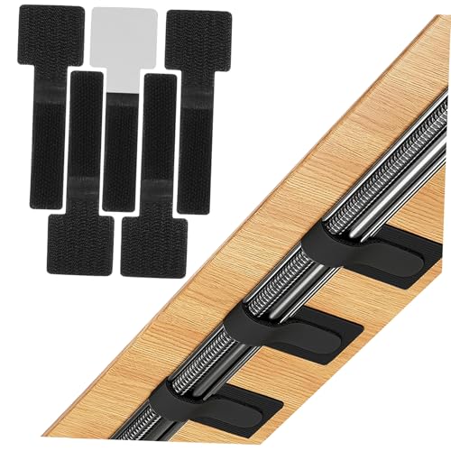 balacoo 40 piezas Cable Tie Holders para debajo del escritorio Auto-adhesivos organizadores de cables ajustables reutilizables miniatura 1