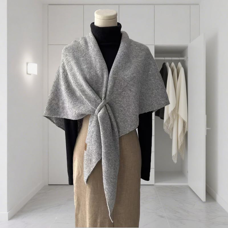 Pashmina Shawl Wraps Women Knitted Shawls and Wraps Cardigan Cape Cashmere Shoulder Top Sweater Shawls Scarf4