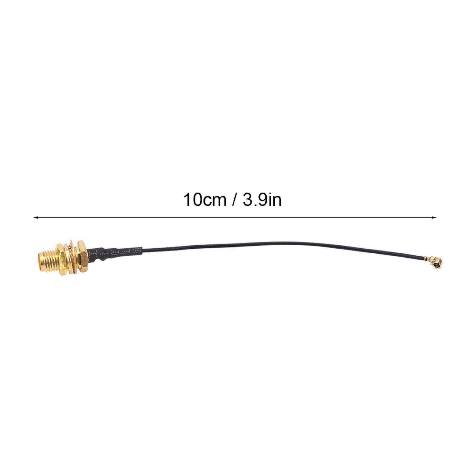 Allecto Plus - Pigtail-antennekabel IPEX Naar SMA K/U.FL - 10 Stuks 15cm Voor Gezichtsherkenningsmodule