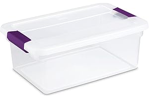 Sterilite 15 Qt ClearView Large Plastic Storage Box