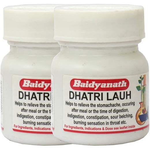 Baidyanath Dhatri Lauh Stomach Health - 80 Tablets