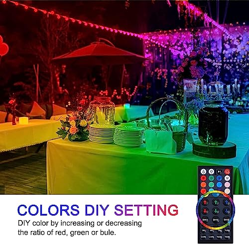 Upgraded-LED-Flood-Light-Outdoor-25W-4-Pack-DIY-Color-Changing-Halloween-Patio-Floodlights-with-Remote-IP66-Waterproof-RGB-Spot-Light-Timing-Uplights-for-Events-Party-Stage-Light