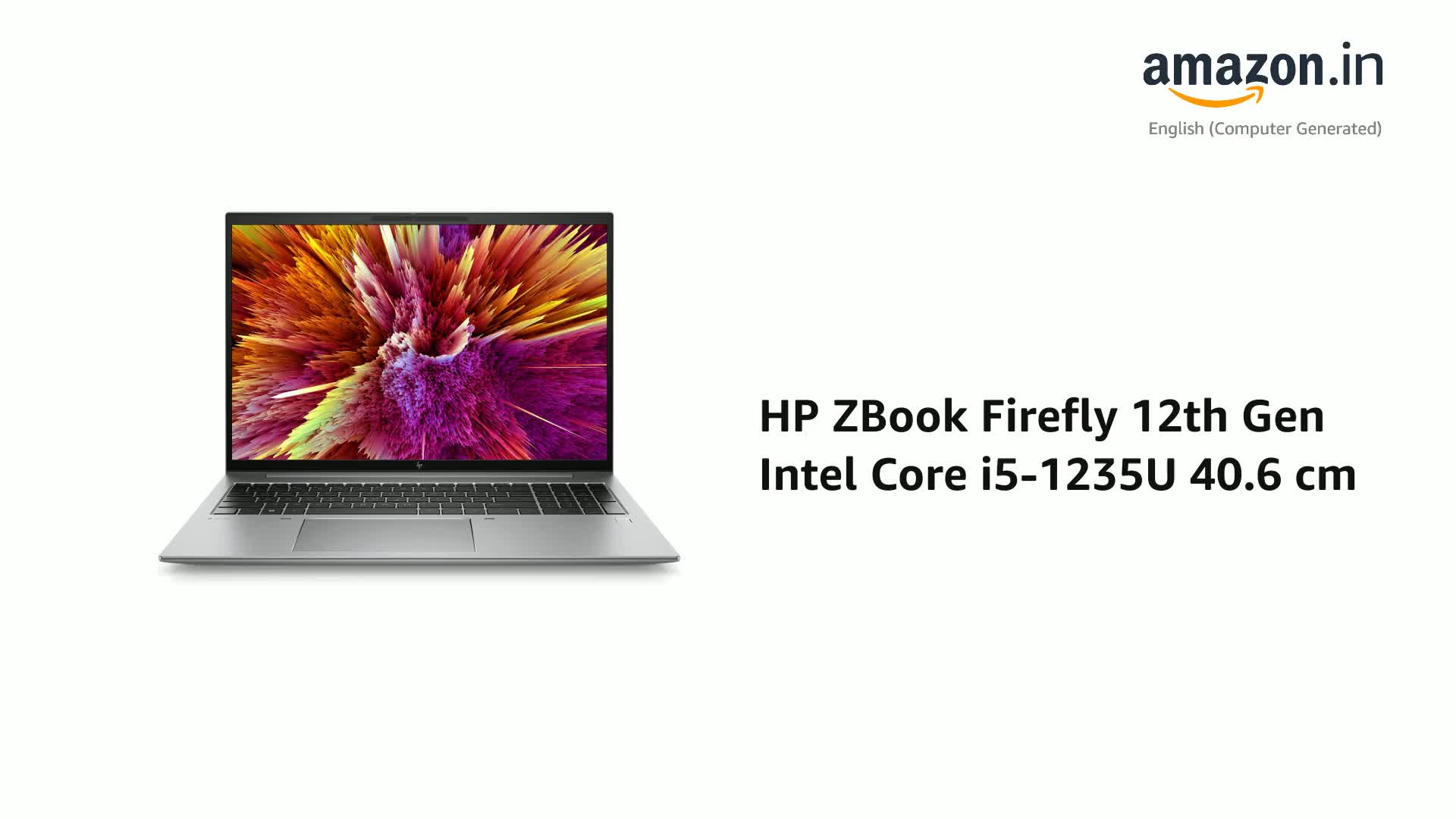 HP ZBook Firefly 12th Gen Intel Core i5-1235U 40.6 cm (16 Inch