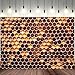 ASDCXZ 7x5ft Apiary Honeycomb Backdrop Bee Honey Nest Beehive Photography Background Bee Farm Honeymoon Girls Boys Happy Birthday Banner Decorations Newborn Baby Shower Portrait Photo Booth Prop