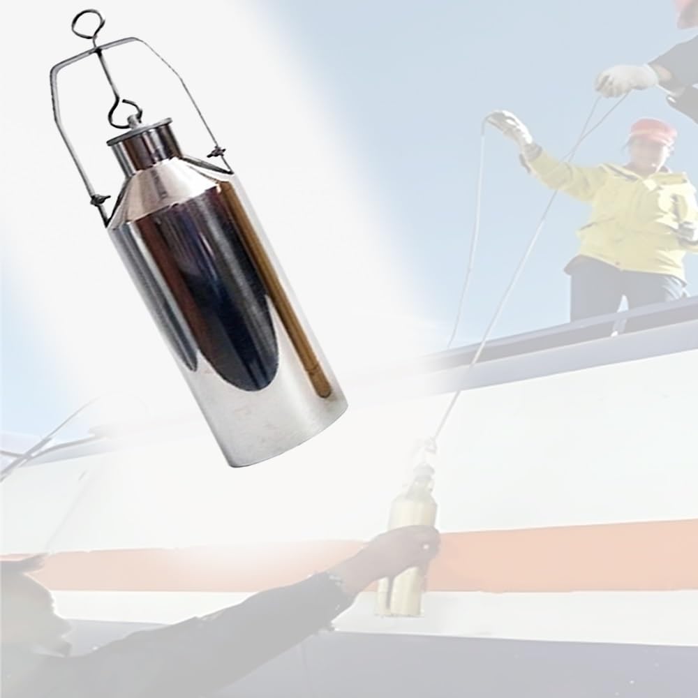 Collettore di campioni d'acqua ponderato – Flacone campionatore liquido da 500 ml con kit di corda da 50 m per campionamento e test efficienti dell'acqua ideale per laboratori e studi ambientali