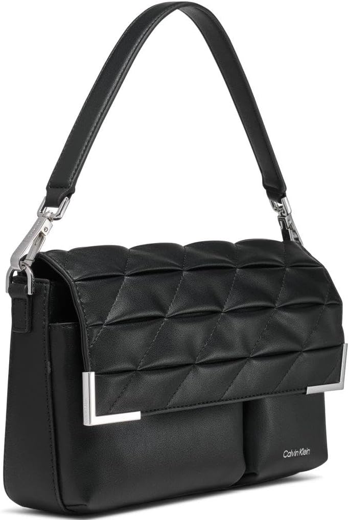 Calvin Klein womens Mica Organizational Flap Demi Shoulder Bag & Crossbody - Image 5