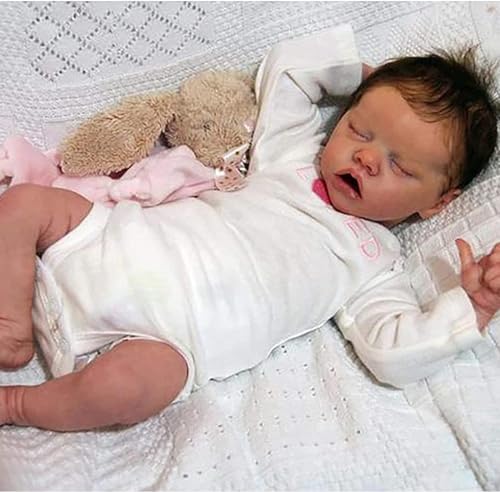 Squisito bambino: un bambino così piccolo, prezioso, prematuro! Ha un Tutto Il Corpo in Siliconecon arti posabili e giacerà tra le tue braccia con una delicata fascia di fiori.