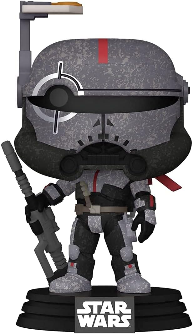 POP Star Wars: Bad Batch - Crosshair Funko ! Vinyl Figure (Bundled with Compatible Box Protector Case), 3.75 inches, Multicolored