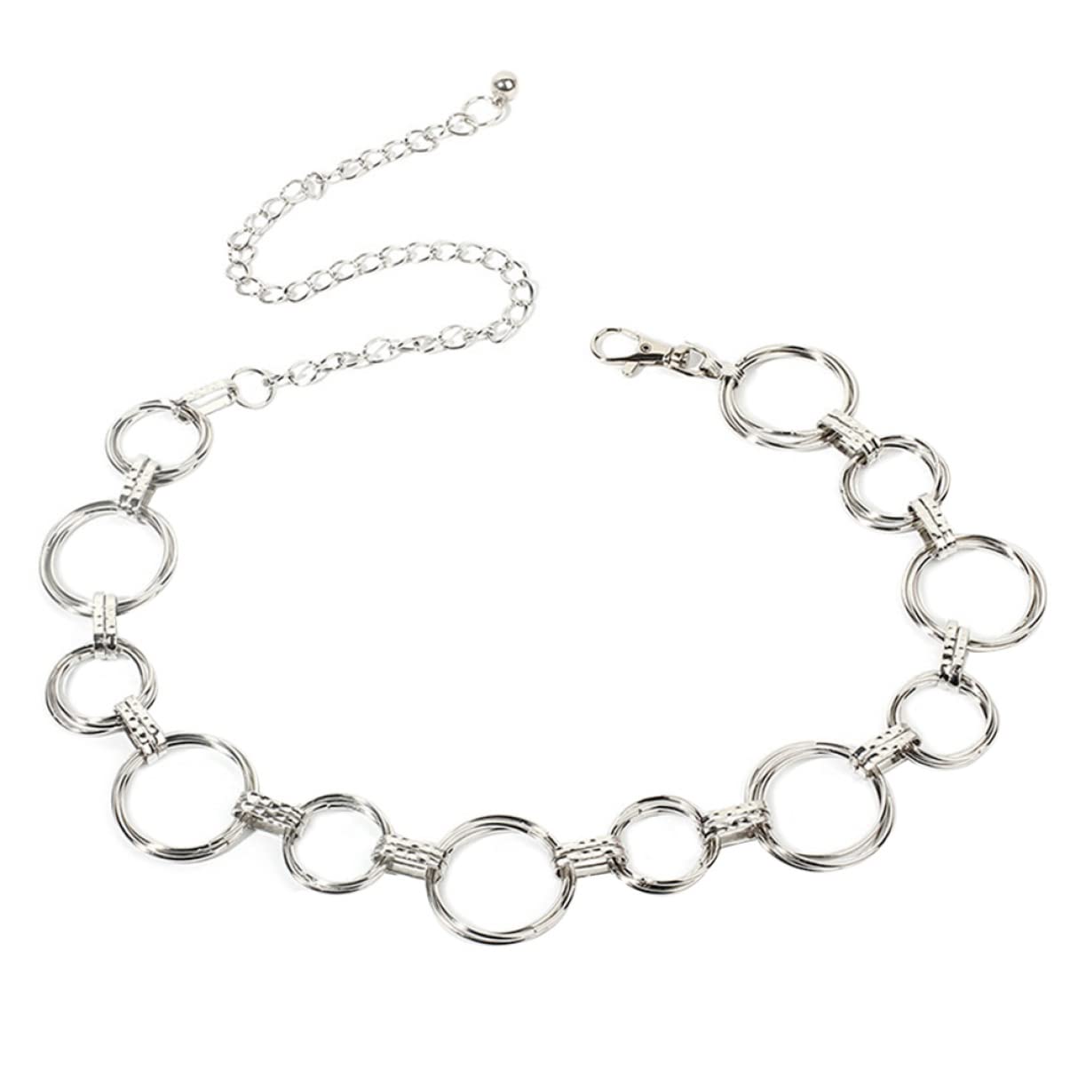 1 pièce Chaîne de corps simple et punk, chaîne de taille en métal pour