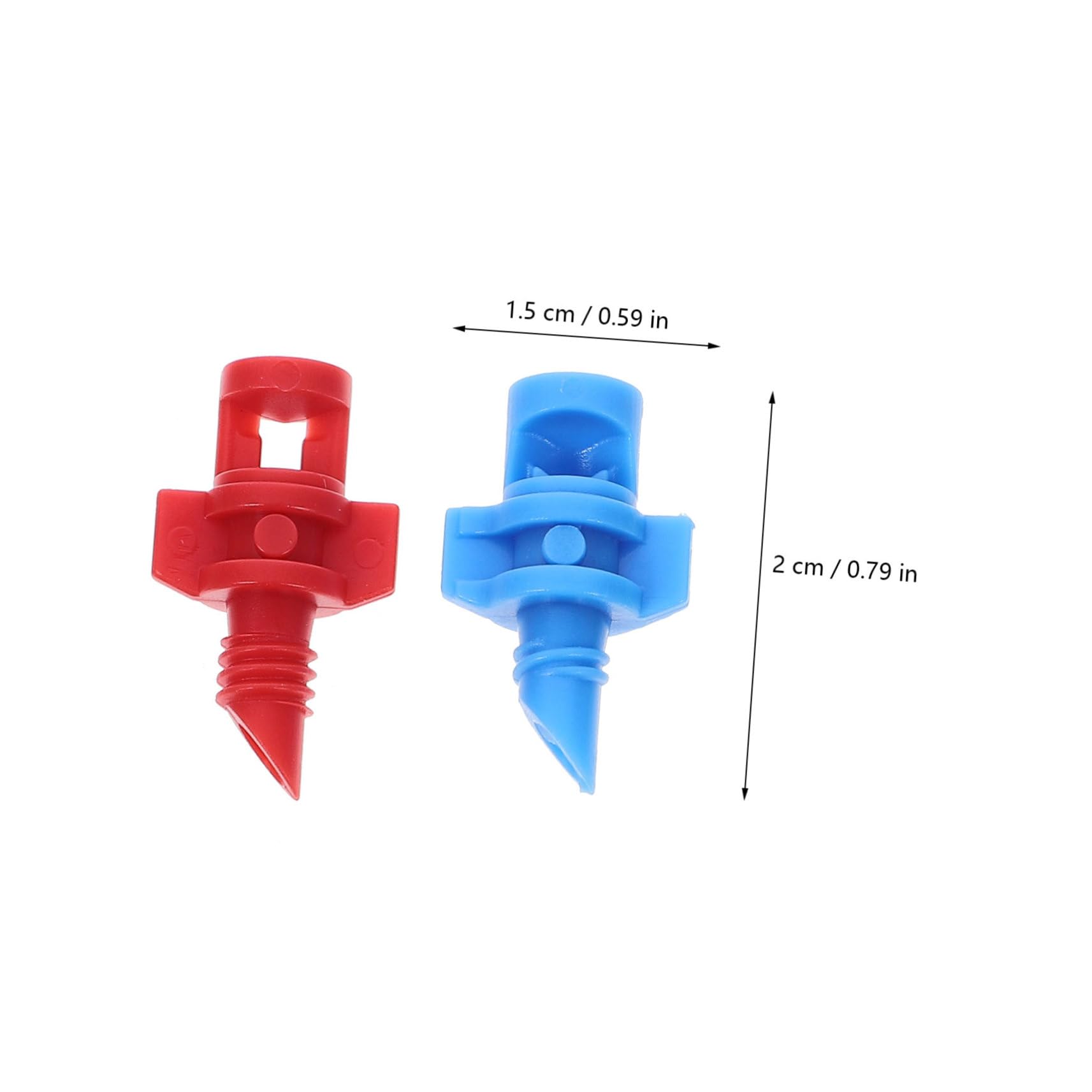 Mikikit 3sets Technology Sprinkler Nozzles Drip Irrigation System 360 Sprinkler Heads 150pcs*3