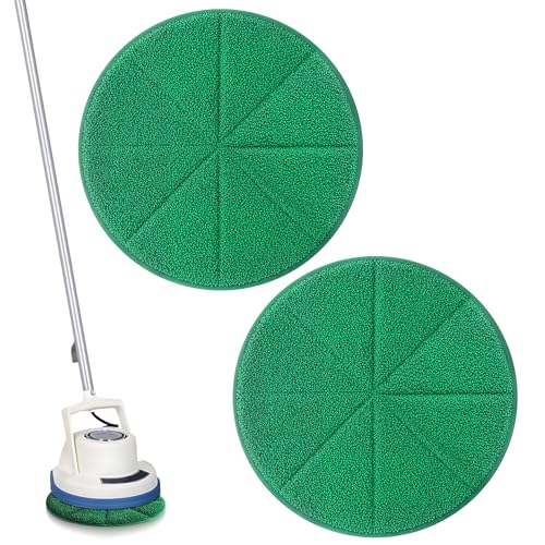 2 Pack 12" Microfiber Carpet Bonnet Pads Compatible with Orbiter ORB550MC