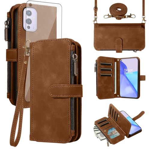 Coque OnePlus 9 5G portefeuille zippé pour ne plus perdre vos cartes de crédit