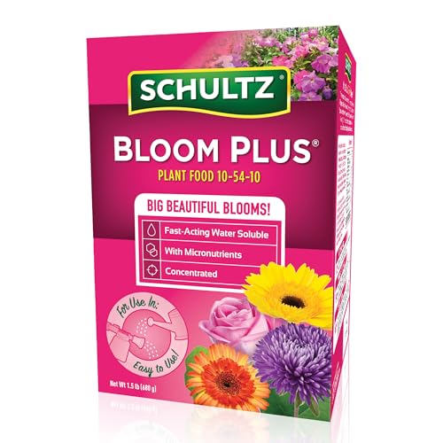 Schultz Bloom Plus Water Soluble Plant Food 10-54-10, 1.5-Pound