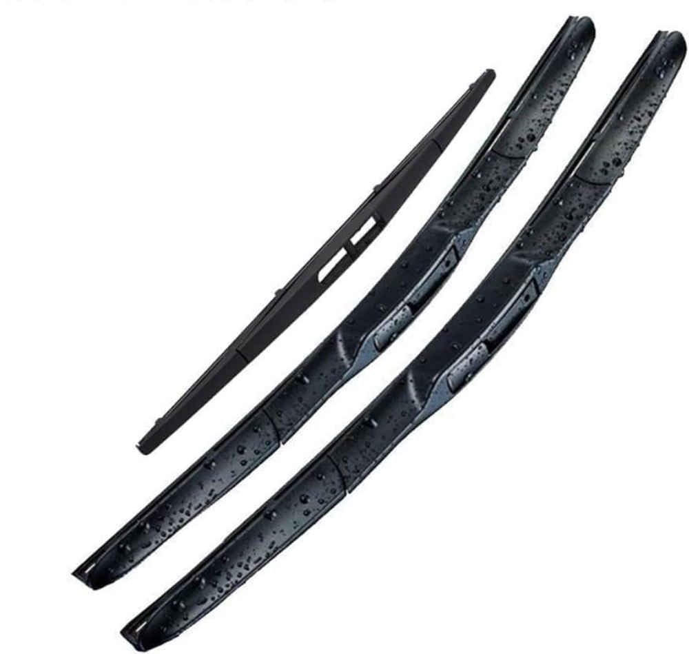 DZTYNKO Car Windscreen Wiper Blades Set for Mazda Mazda2 Demio 2 DJ DL 2014-2023 22in+17in+14in, Front Window Wipers for Clear Visibility, Replacement Wiper Blades