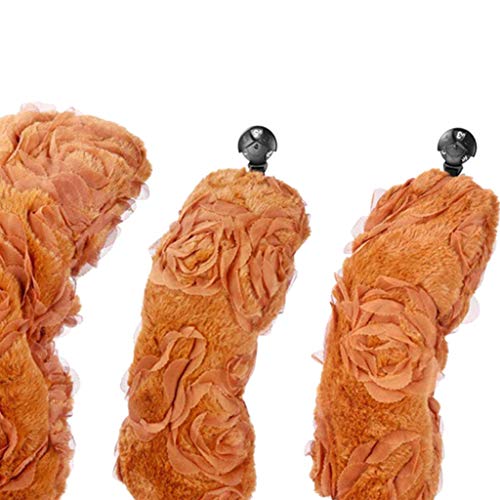 YIJU Tampa Da Cabeça Do Clube de Golfe 460cc Tampa Da Cabeça Do Motorista No.1 3 5 Woods Cover com N