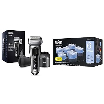 脱毛・除毛 BRAUN 8467CC-V SILVER Amazon.com: Braun Electric Razor for Men, Series 8 8467cc