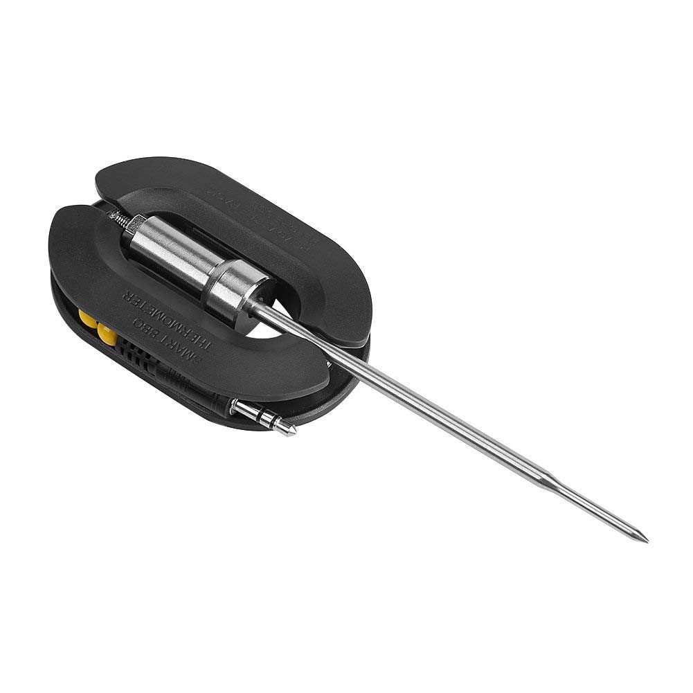 Smart BBQ Grillthermometer – verbesserte Edelstahlsonden sicher im Freien zu lassen Grill-Fleisch-Räucher – Fernalarm