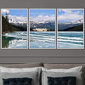 signwin 3 Piece Framed Canvas Wall Art Winter...