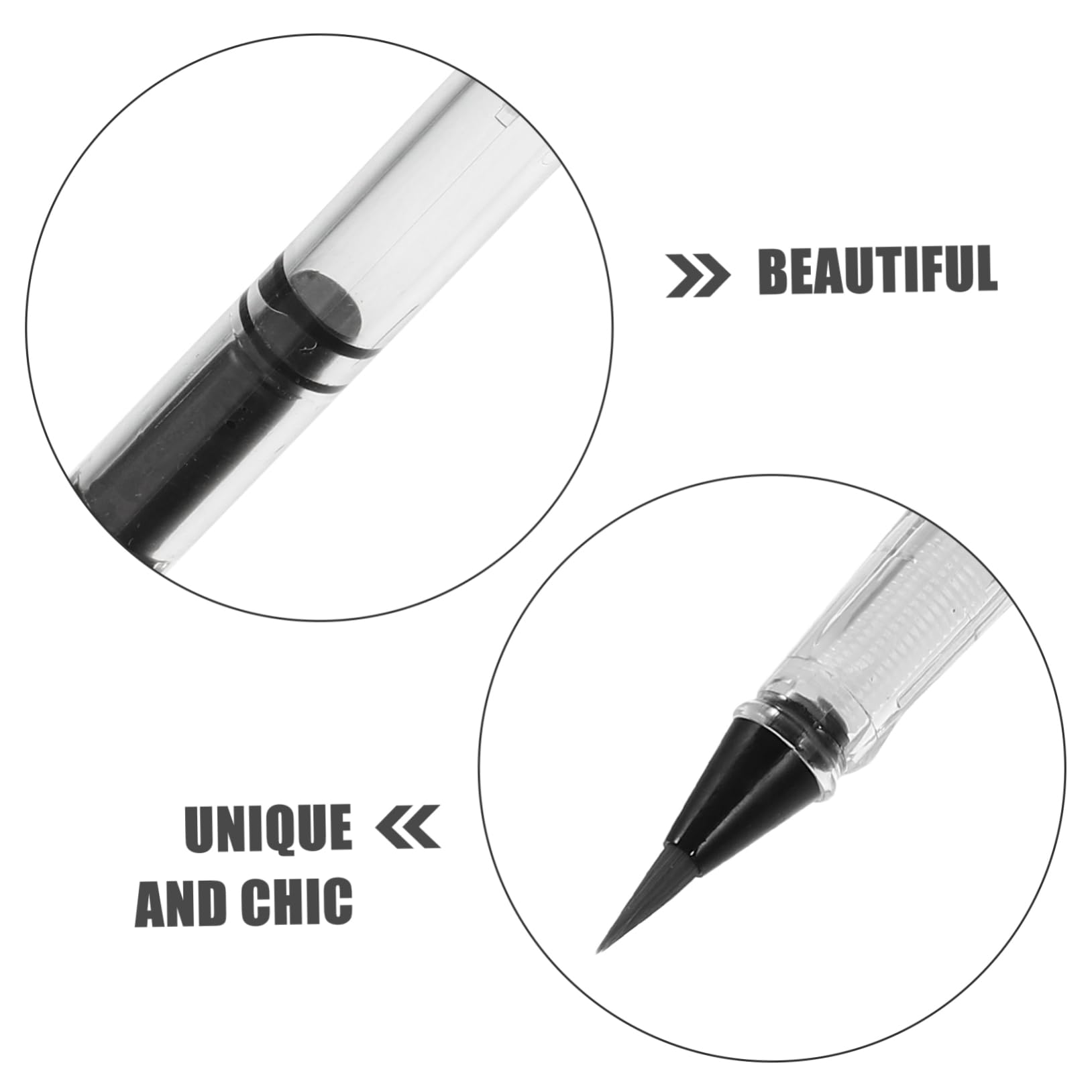 HOMSFOU 3pcs Calligraphy Pens for Writing Traditional Ink Pens Set Chinese Calligraphy Brush