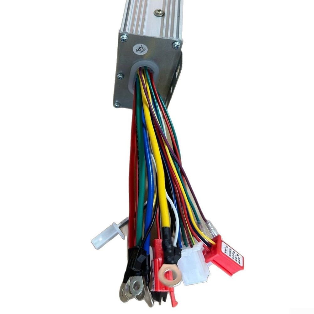 Kit controller per bicicletta elettrica, display LCD, 36 V, 48 V, 64 V, 72 V, 500 W, sistema di controllo motore brushless con acceleratore per manubrio per modifica bicicletta elettrica (36 V 48 V