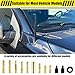 BFXM Black Spiral Bending Antenna, Waterproof Car Rubber Antennas, 7 Inch Auto Toppers Flexible Retrofit Antenna with Screw, Exterior Car Accessories for Car Radio AM FM for Trucks, Cars, SUVs