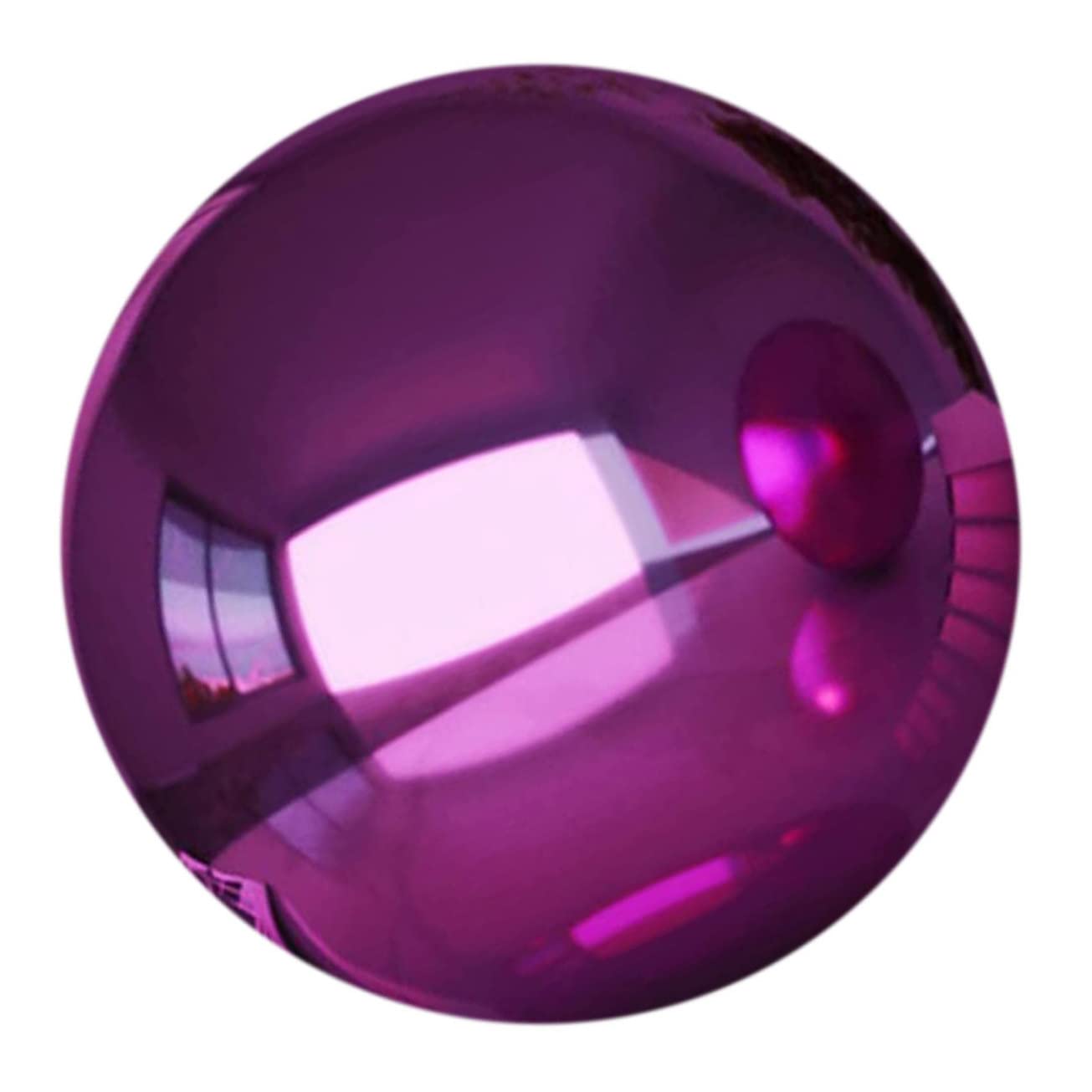 Happyyami Stainless Steel Gazing Globe Colored Mirror Ball for Outdoor Garden Decor Chic Reflective Design for Patios and Flower Beds Durable Gazing Balls for Gardens