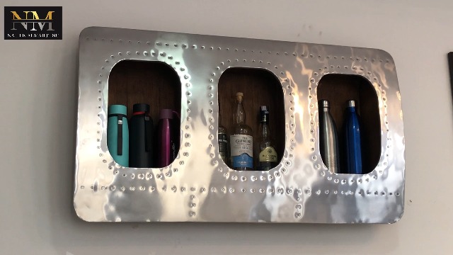 小物入れ Decoration Plane Amazon.com: NauticalMart Wall Bar Airplane Cabinet, Bar Wall Decor