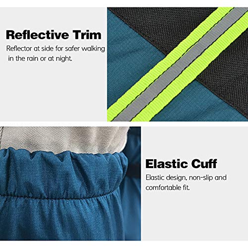 DECDEAL Sapatos de chuva impermeáveis cobrem polainas leves e reutilizáveis para neve no deserto com