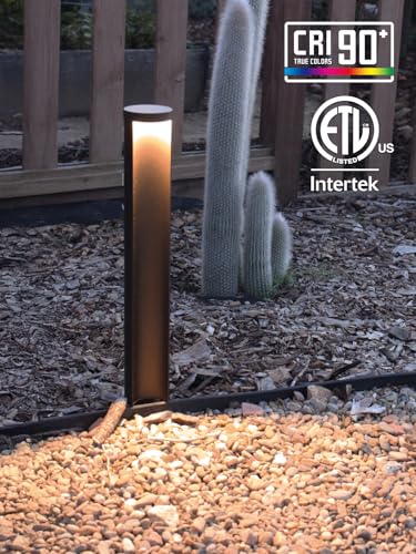 Image of LEONLITE 6-Pack 5CCT Low Voltage Landscape Path Lights, 12-24V AC /DC