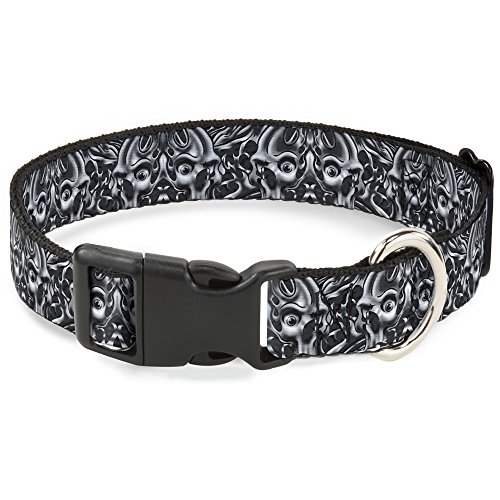 Collier à clips crânes réglable et résistant Buckle Down Pc-w31965-nl