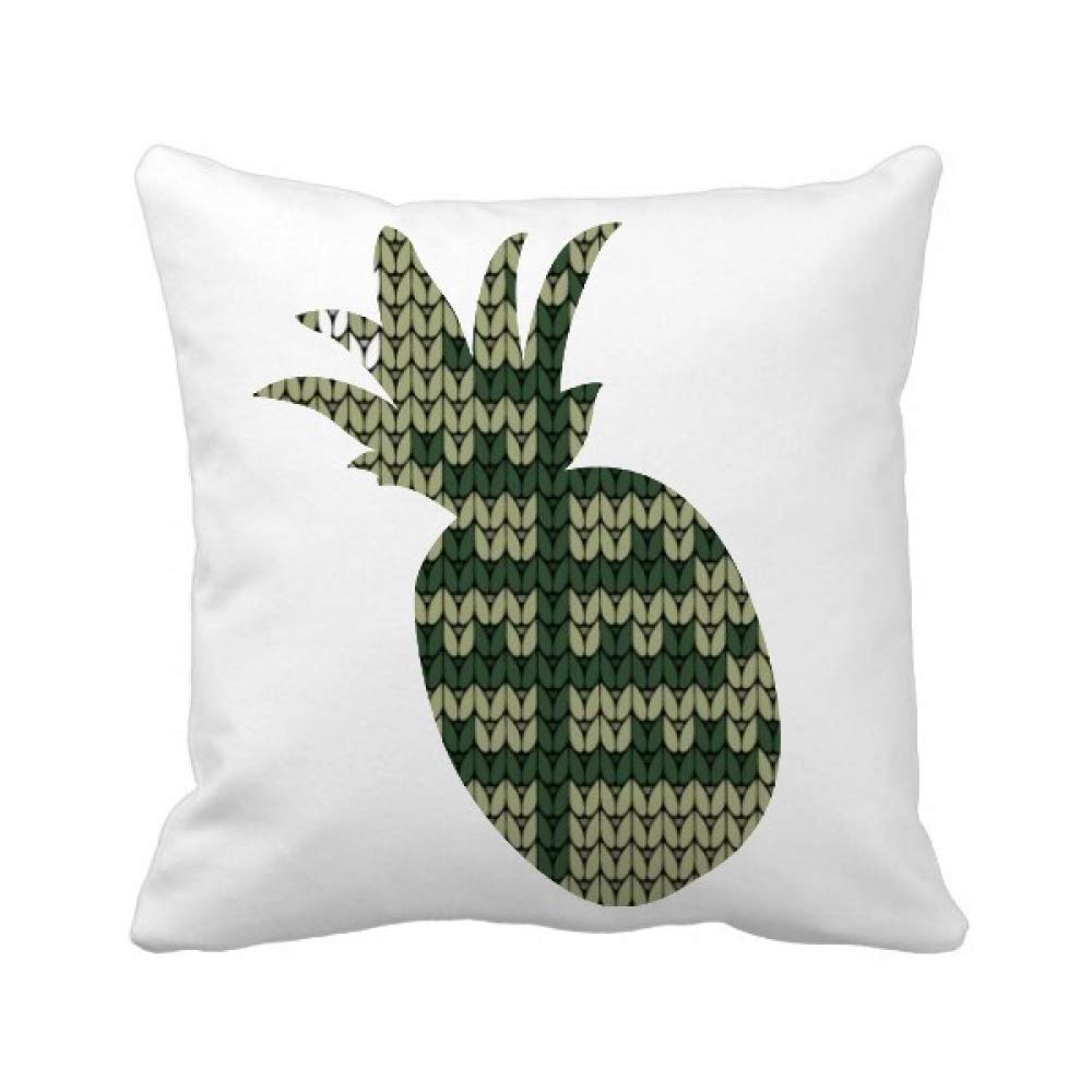 Coussin élan de Noël marron tricoté lavable pour rafraîchir votre déco