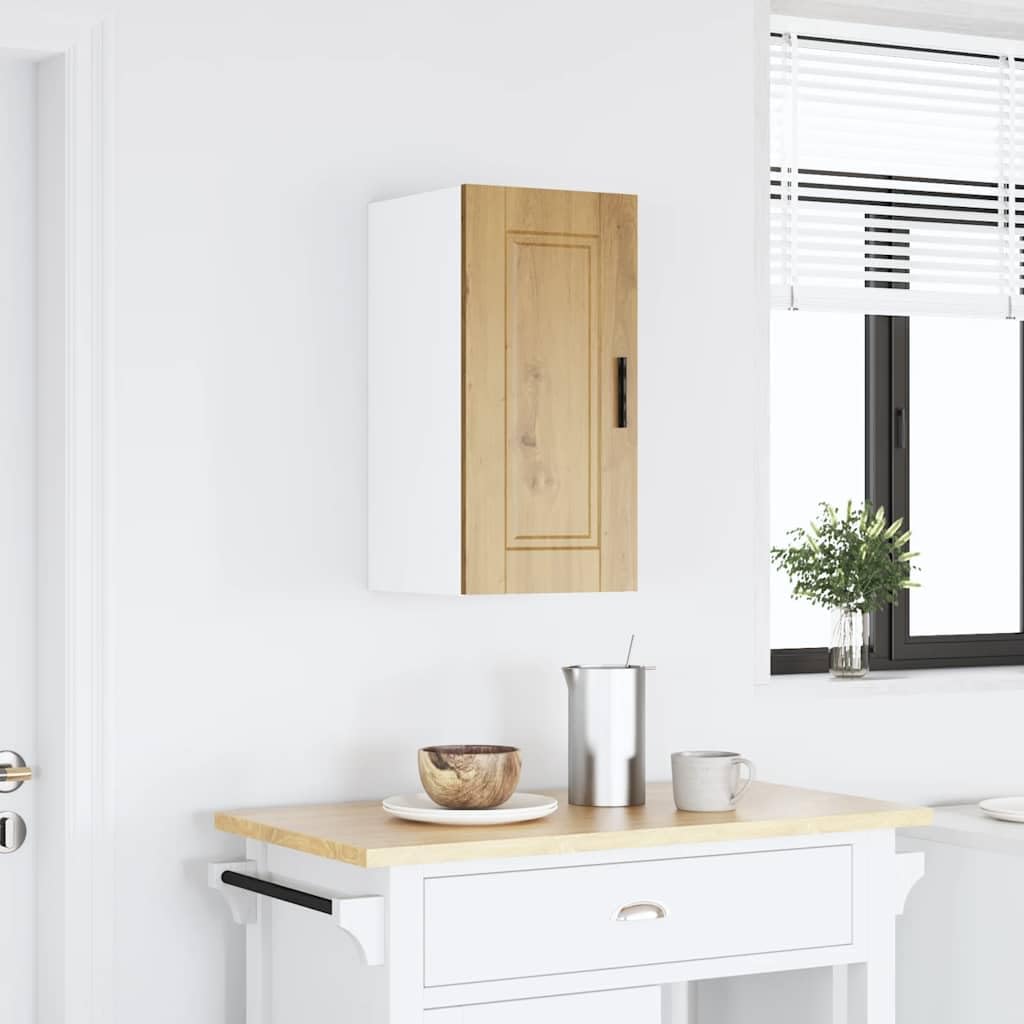 vidaXL Kitchen Wall Cabinet Porto Artisan Oak Engineered Wood, 30 x 31 x 60 cm - Image 2