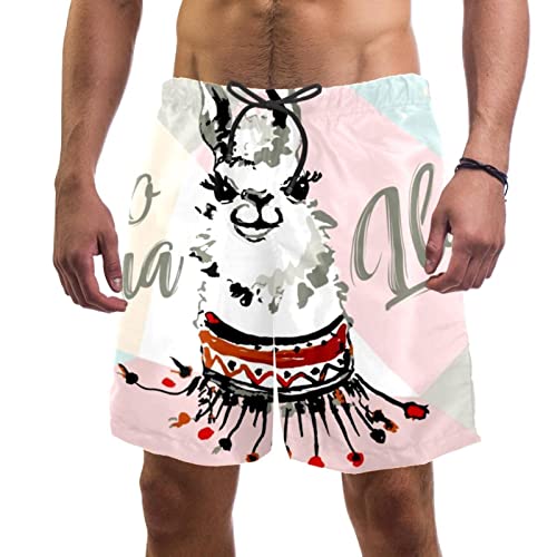 Maillots de bain pour hommes JDEZ : short de plage alpaga séchage rapide