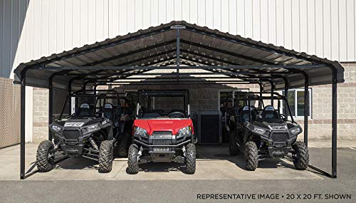 Arrow 20' x 20' Metal Carport - Image 8