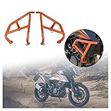 allroundsupplier For KTM 390 ADV Engine Guard Crash Bar Motorcycle Accessories Bumper Fairing Falling Protection for Duke 390 Adventure 2020 2021 (Orange)