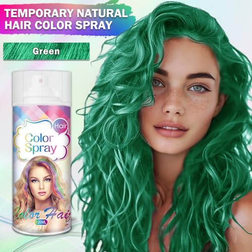 Spray Tinte Temporal para Cabello Verde 1 Día miniatura 2