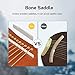 Donner Lyre Harp, 10 Metal Strings, Mahogany Body and Bone Saddle DLH-002 Lyre Harp for Beginner Kids with Tuning Wrench, Spare String Set, Black Gig Bag, Manual, Ancient Greece Style