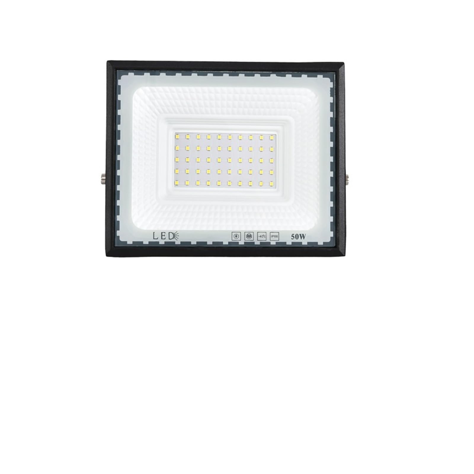 MKHJKIOII IP66 LED Floodlight 30W 50W 100W 150W 200W Waterproof Outdoor Projector Exterior Spotlight for Garden Street Garage Lighting(50W)