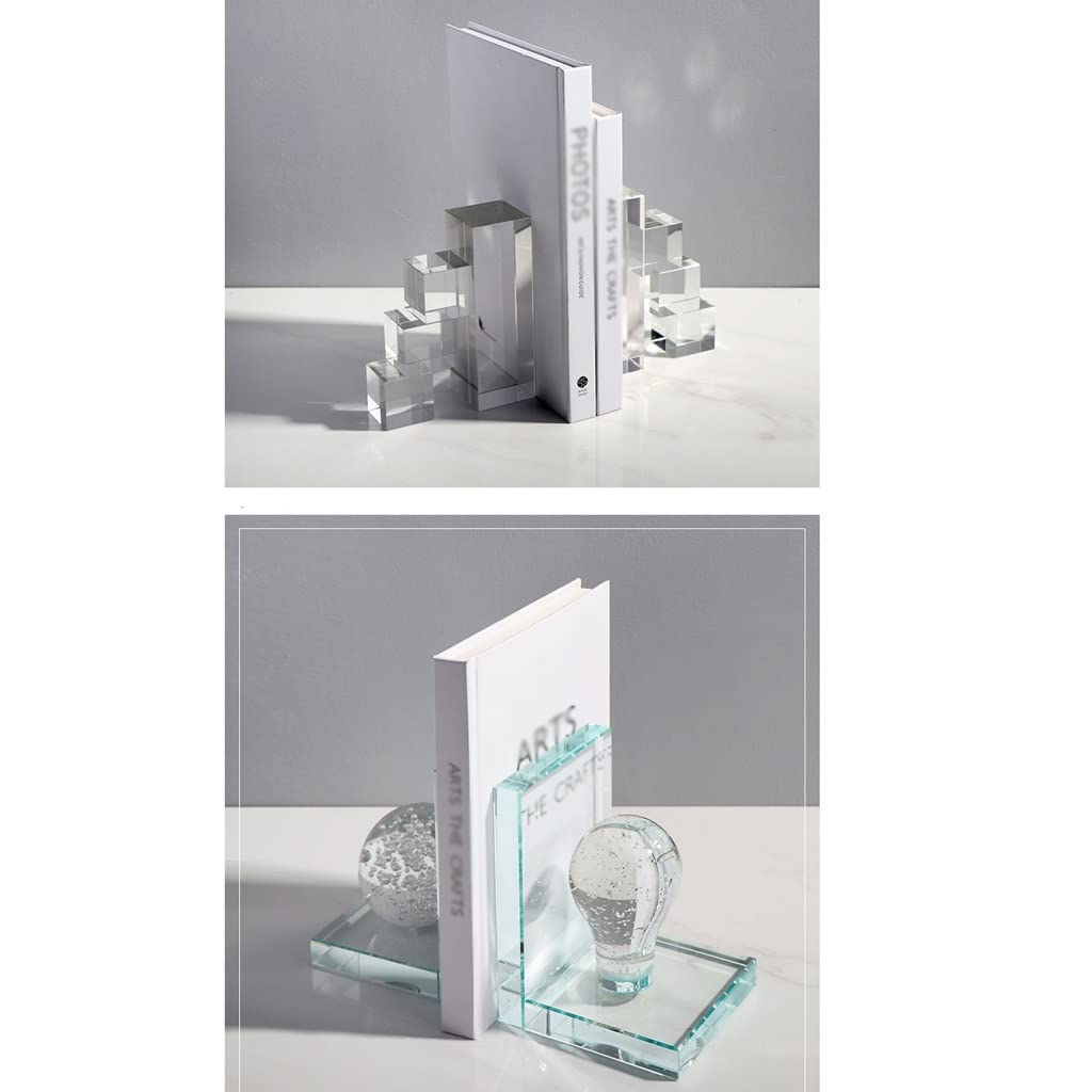 Sujetalibros Moderno Soporte de libro CRISTAL CRISTAL DE CRISTAL DE CRISTAL DE CRISTAL DE ESTUDIOS LIBROS DE ESTUDIOS LIBROS DE MENSA DE MENSA CONFIENDO EN Decoraciones de oficina en casa Adecuadas fo