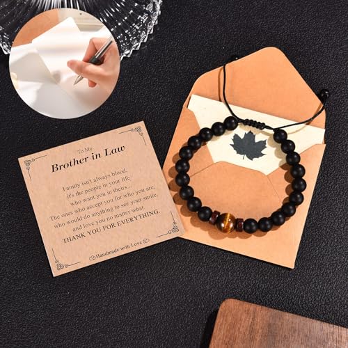Gifts for Husband Brother Boyfriend Uncle Son Nephew Grandson Fiance Stepdad New Dad First Time Dad To Be Bracelet Gifts, Graduation Fathers Day Birthday Christmas Anniversary Valentines Day Gifts for Him Teen Boy Men4